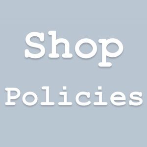 Shop Policies
